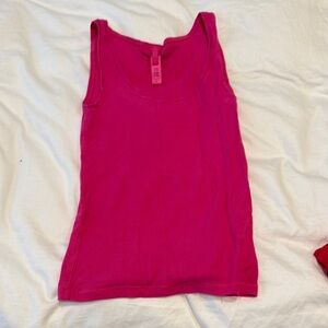SKIMS Pink Tank Top